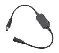 Oumefar Luci Automatiche con Interruttore Attivato Dal Movimento PIR per Strisce LED ABS Design Durevole Connettori 5,5 X 2,1 Mm