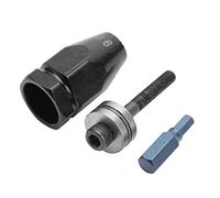Oumefar M5 M6 M8 M10 Pneumatic Pull Setter Rivetti ad Aria Dado Pistola Rivetto Testa Dado per rivettatrici pneumatiche per Rivetti di Fissaggio(Hex Straight Shank M6)