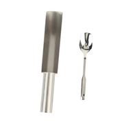 Oumefar Macchina per Polpette in Acciaio Inossidabile Dal Design Facile | Strumento antiaderente semplice, che fa risparmiare tempo, versatile per preparare polpette di riso, resistente acciaio