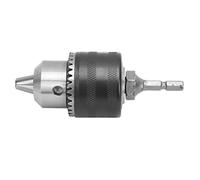 Oumefar Mandrino per Trapano con Chiavetta 1/2-20UNF con Adattatore per Codolo Esagonale da 1/4" per attività di Rapido, Struttura in Acciaio, Intervallo di Serraggio da,5-13 Mm, per Appassionati