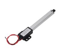 Oumefar Mini Attuatore Lineare, Corsa 100 Mm, Spinta 20 N, Telescopico Automatico, AC 24 V, IPX4, Attuatore Elettrico Ad Alta velocità