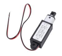 Oumefar Mini Attuatore Lineare Elettrico Spinta a Basso Rumore Corsa 10 Mm per Divano Robot Alluminio ABS DC24V 1 X Asta Attuatore