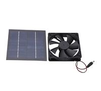 Oumefar Mini Ventilatore Solare Esterno Ad Alta Conversione 20 W per Cucine e serre. Materiale ABS