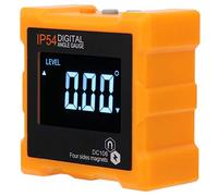 Oumefar Mirino Angolare Goniometro Digitale, Schermo LCD da 2 Pollici con Ribaltamento Automatico per Misurazione Dell'inclinazione Dell'angolo, Impermeabile IP54