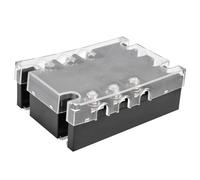 Oumefar Modulo Avanzato relè a Stato Solido Trifase per Controllo del Carico di Automazione Industriale 480 V CA con Copertura Protettiva (TSR-100DA-R senza radiatore)