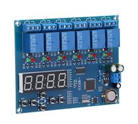 Oumefar Modulo di Controllo Temporizzato, relè Temporizzato a 5 Durevole per Controllo Motore e Pompa, CA/CC 12V, Design PCB da 1,6 Mm