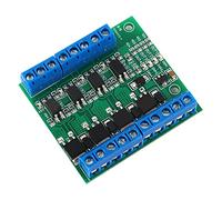 Oumefar Modulo driver scheda circuito amplificatore PWM MOS FET a 4 canali 3 20V a 3, 7 27VDC Modulo driver 10A per apparecchiature ad alta potenza