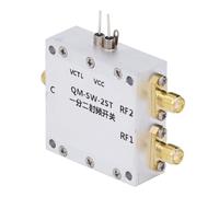 Oumefar Modulo Interruttore RF Interruttore Elettronico a Microonde Ad Alto Isolamento Modulo SPDT da 0,1-6GHz per un Controllo Efficace del Segnale Lega di Alluminio