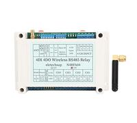 Oumefar Modulo relè Wireless a 4 con Antenna per la Sicurezza Domotica 1 Modulo relè (24 V)