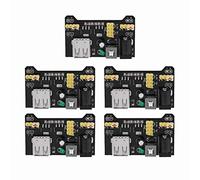 Oumefar Modulo Scheda Alimentatore a 5 canali 5V/3 3V Modulo di Alimentazione a Due canali per prototipo Scheda per breadboard