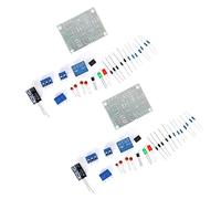 Oumefar Modulo Sensore Interruttore Livello Acqua, Controller Livello Liquido Compatto Ed Efficiente per Drenaggio Automatico Nei Serbatoi Dell'acqua, 2 Pezzi, PCB, DC 12V