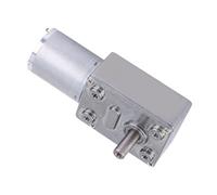 Oumefar Motore di Riduzione della velocità CC, Motoriduttore a Vite Senza Fine a Torsione di Grandi Dimensioni 12V per Cappa Cucina, Macchina per la Nidificazione e Attrezzatura Intelligente (50)