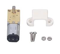 Oumefar Motoriduttore 12V DC, Motoriduttore a Vite Senza Fine a Coppia
