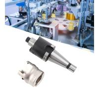 Oumefar MT2 FMB27 Portapinza Portapinza BAP400R-50-22-4T Fresa 1604APMT Inserti per Fresatura Fresa CNC Ad Alta Precisione per Professionisti della Lavorazione dei Metalli 4 PZ (NT30-FMB22+50 dischi