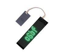 Oumefar Pannello a Matrice LED, Segnale di Scorrimento Verde Ricaricabile | Controllo Bluetooth, testo e animazione fai-da-te, alimentato a batteria per 4 ore