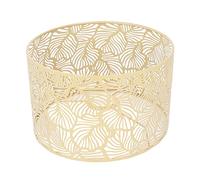 Oumefar Paralume Lampada Paralume Moderno Stile Semplice Decorazione Domestica per Lampadine E14 E27 (D'oro)
