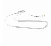 Oumefar Parrot Bird Anti Bite Flying Training Rope , 6m Bird Flying Rope Anti morso Pet Guinzaglio Kit in Acciaio Inox Bird Foot Chain con Anello per Bird Parrot Flying Training(6 . 5MM+6M)