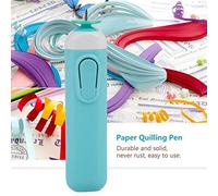 Oumefar Penna elettrica per quilting e per quilling, per origami e creazioni fai da te (blu)