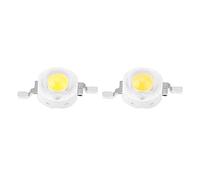 Oumefar Perline LED Ad Alta Potenza da 1 W Chip Diodi a Emissione Luminosa Perline LED SMD per Apparecchi di Illuminazione Fai da Te (Confezione da 100)(Bianco Caldo 3000K)