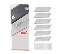Oumefar Piano in Campione V Tipo di Tipo 45 Gradi Strumento di Lavorazione del Legno per Bacheca di Gesso Smaltimento, Lega di Alluminio SK5 in Acciaio Inossidabile 2-9mm Range