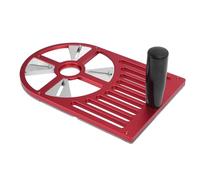 Oumefar Piastra di Base per Macchine per il Taglio, Base di Banco Lavoro in Lega di Alluminio Regolabile per la Maniglia di stabilità del Router Trimmer 65 a 132 Mm di Diametro