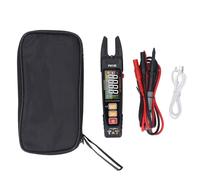 Oumefar Pinza Amperometrica Digitale, Multimetro a Pinza Tester Digitale, Corrente CA Condensatore Tensione Diodo Frequenza NCV 700mAh Tipo C Ricarica per Test Elettrici
