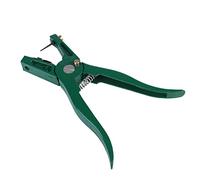 Oumefar Pinze per Etichette Auricolari per Animali da Allevamento Applicatore Rapido e Durevole per Etichette per Suini Bovini Ovini Acciaio Verde 1 Pz