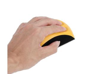 Oumefar Platorello Abrasivo Manuale con Gancio e Anello Disco Abrasivo Morbido Ed Elastico da 5 Pollici per Levigatura a Lungo Termine e Comodo Utilizzo a Mano (6 pollici 150 mm)