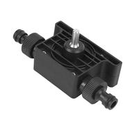 Oumefar Pompa Elettrica Portatile Compatta con Connettore per Pompare Trapani Elettrici, Resistente per Uso Domestico, Plastica, Nera (pompa dell'olio nera)