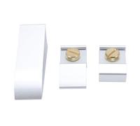 Oumefar Porta Carta Vetrata Manuale Set di Morsetti per Levigatura Manuale Smussato in Lega di Alluminio per Progetti di Lavorazione del Legno