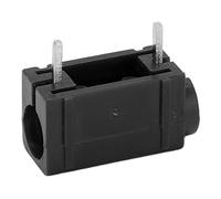 Oumefar Presa a Banana in Ottone 4 Mm Connessione per Test di Circuito Professionale 5 Pezzi per Multimetro, Facile Usare per Apparecchiature di Test Elettroniche (Nera)