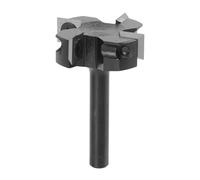 Oumefar Punta di Rooter del Rooter Boilla, Punta Pianeggiante Piazzante, 4 Gambo 8 Mm di Taglieri in Carburo di Flauto, per la Lavorazione del Legno del Router CNC