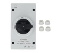 Oumefar PV DC Disconnect Switch, 1000V 32A IP66 Compact Photovoltaic DC Switch Disconnector per Sistemi Solari in Barca per