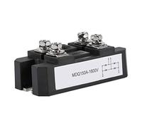 Oumefar Raddrizzatore a Ponte monofase Modulo raddrizzatore a Ponte a diodi monofase Nero Uscita Amplificatore CC 150A ad Alta Potenza 1600V