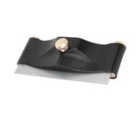 Oumefar Raschietto per Carte di Legno Strumento per Raschiare a Mano con Lama Ad Durevole in Lega di Alluminio per Falegnami per la Lavorazione del Legno, 2 Lame Incluse