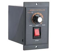 Oumefar Regolatore di velocità DC-51, Funzionamento Stabile, Controllo Motore per Automazione Industriale, Custodia in ABS 120 W 2,2 A per Imballaggio e Spedizione (Tensione di uscita 0-110 V CC)