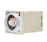 Oumefar Relè Temporizzato Temporizzatore Ad Alta Precisione per Apparecchiature Elettriche 1,2s-300h 220VAC/24VDC/AC, Facile Installazione per Uso Industriale (#1)