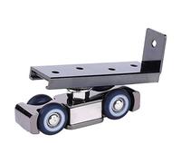 Oumefar Rullo per Porta Scorrevole con Resistente Telaio in Acciaio