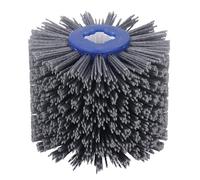 Oumefar Ruota Trafilafilo 120x100mm per Smerigliatrice Angolare | Strumento multifunzionale, composizione grana 80, Design robusto, Utilizzo versatile, Compatibile con vari strumenti