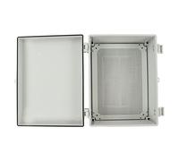 Oumefar Scatola di Giunzione ABS Impermeabile per Esterni con Coperchio Incernierato per Elettronica Giardino, Progetti Fai Te - Scatola Elettrica con Grado di Protezione IP67 per Illuminazione