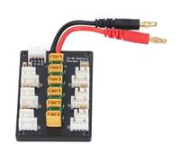 Oumefar Scheda di Ricarica Parallela di Batteria 1S-3S RC, Caricatore di Bilanciamento 30A per Batterie LiPO, per Plug XT30 e per Plug JST-PH2.0, Caricatore ABS