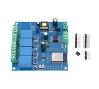 Oumefar Scheda di Sviluppo ESP32 WiFi Bluetooth Modulo Relè a 4 Vie Wireless Resettabile Programmabile per Sviluppo e Apprendimento Secondari, Controllo Wireless Smart House