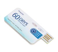 Oumefar Segnalazione PDF USB Data logger monouso per alimenti e farmaci, registratore di temperatura in plastica portatile per -30 ℃ ~ +60 ℃ ambiente (TempU05)
