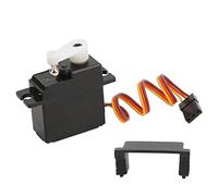 Oumefar Servo Sterzo per Auto RC, Servo Motore Sterzo RC da 1,5 X 1,2 X 0,5 Pollici Parti di Ricambio per Auto RC per WLtoys 124016 124017 144010