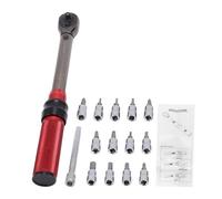 Oumefar Set di Chiavi Dinamometriche da 1/4 Pollici, Gamma 2,5-30 Nm | Cromo e alluminio resistenti, cricchetto a 72 denti, controllo preciso della coppia, per biciclette e motociclette