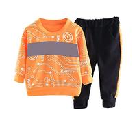 Oumefar Set di Felpe Pullover per Bambini, Completo in Morbido Cotone | Comodo, ecologico, manica lunga, adatto alla vita quotidiana, all\'aperto