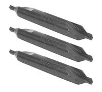 Oumefar Set di Punte Trapano Centrali 2,5 Mm, Forniture Industriali di Precisione in Acciaio Inossidabile per Officina, Punte Trapano Banco di Centraggio, 10 Pezzi