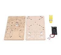 Oumefar Solare Modello in Legno Giocattolo Educativo STEM Migliora l'Abilità Pratica per i Bambini, Sole Terra Luna Astronomia Puzzle in Mattoni Insegnamento per Gli Appassionati di Scienze Fai da Te