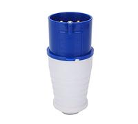 Oumefar Spina di Alimentazione Industriale Presa Impermeabile Antideflagrante per Industria Agricoltura Industria Chimica IP44 ABS Ottone 32A 220-250 V, 1 Spina