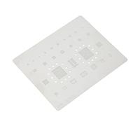 Oumefar Stencil Reballing BGA per CPU del Telefono, Modello per Stagnatura Rapida in Acciaio Inossidabile per C7010 J610, 1 unità
